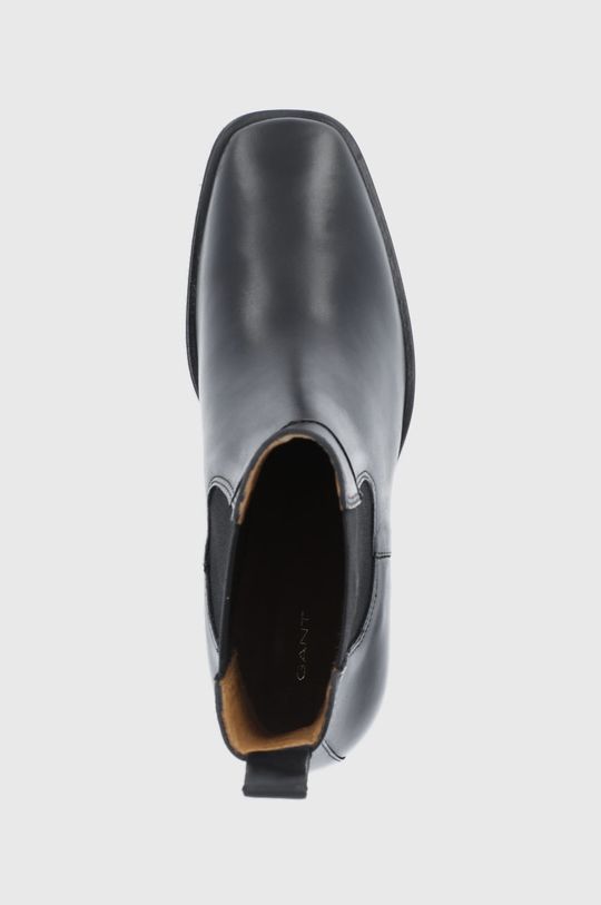 černá Kožené kotníkové boty Gant Linsy