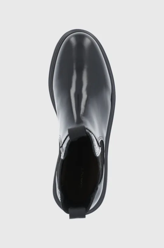 μαύρο Δερμάτινες μπότες Τσέλσι Gant Malinca
