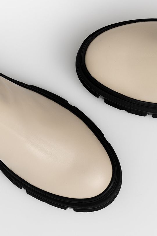krémová Kožené topánky Chelsea Gant Monthike