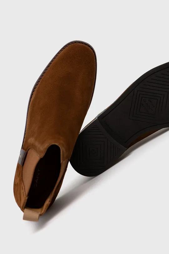 hnedá Semišové topánky Chelsea Gant Fayy