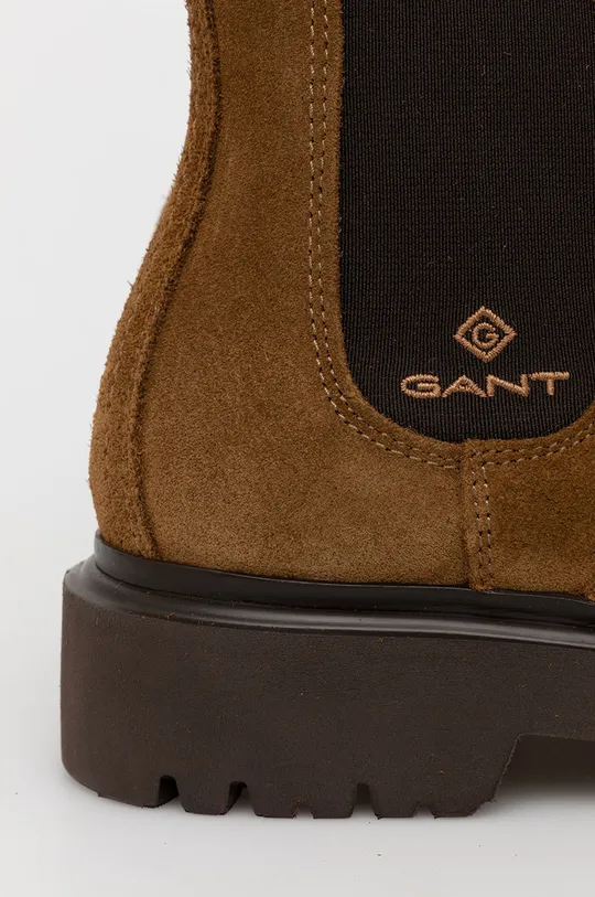 коричневий Замшеві черевики Gant Mallnca