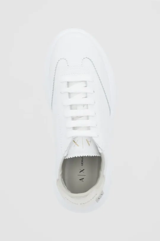 білий Шкіряні черевики Armani Exchange