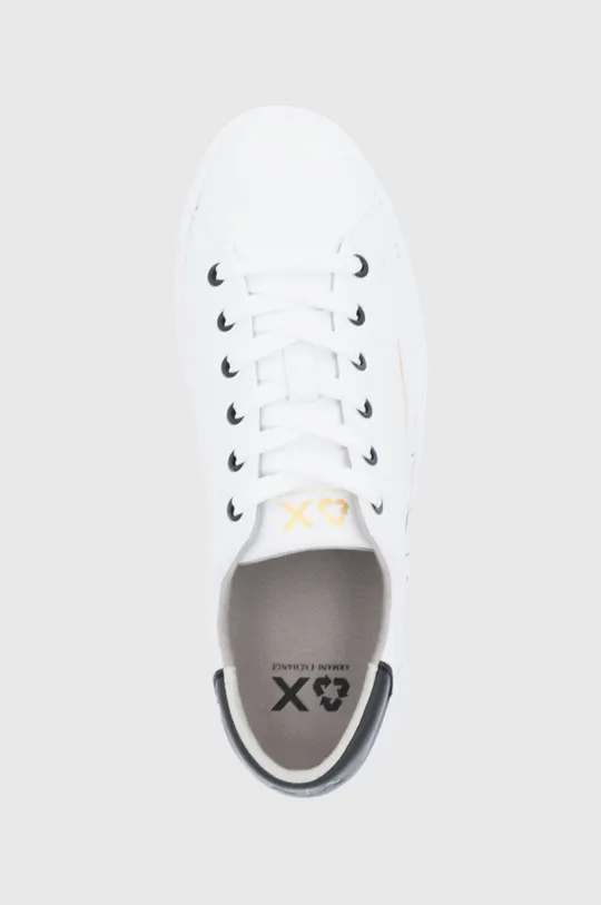 biały Armani Exchange Buty skórzane XDX027.XV360.00152