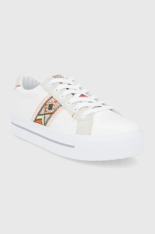 Desigual Buty 21WSKP15.1000 beżowy