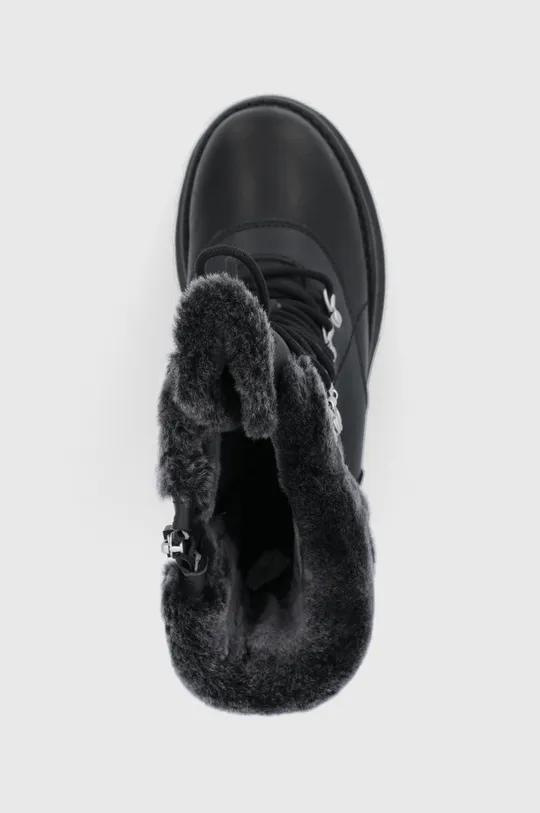 μαύρο Δερμάτινες μπότες χιονιού Emu Australia Comoro