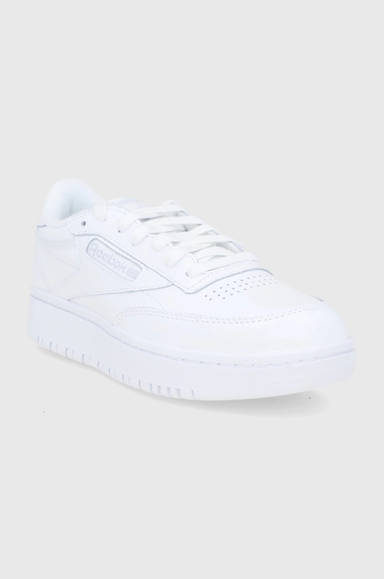 Кожаные ботинки Reebok Classic Club C Double GW0854 белый