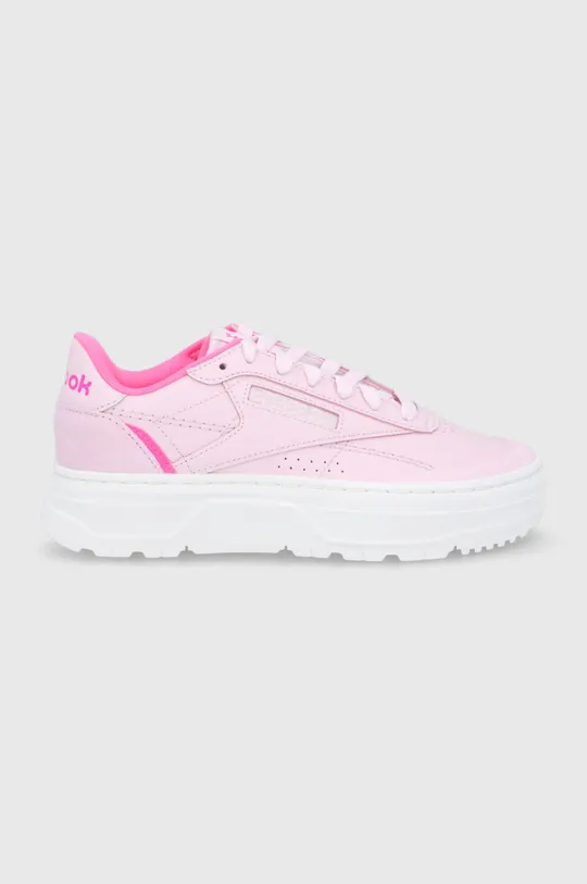 pink Reebok Classic leather shoes CLUB C DOUBLE GEO Women’s