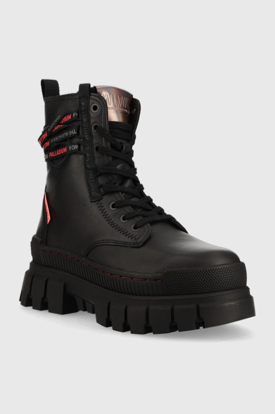 Шкіряні черевики Palladium Revolt Boot Lth чорний