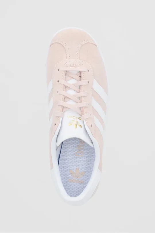 розов Велурени обувки adidas Originals Gazelle H01512