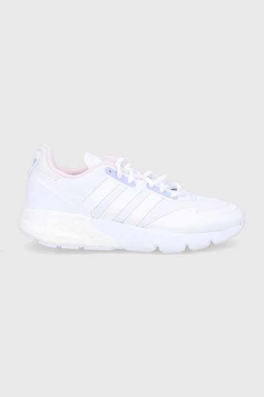 biały adidas Originals Buty ZX 1 K Boost H02939 Damski