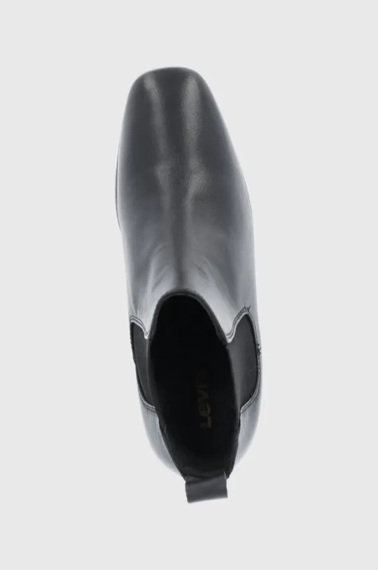 μαύρο Δερμάτινες μπότες Τσέλσι Levi's