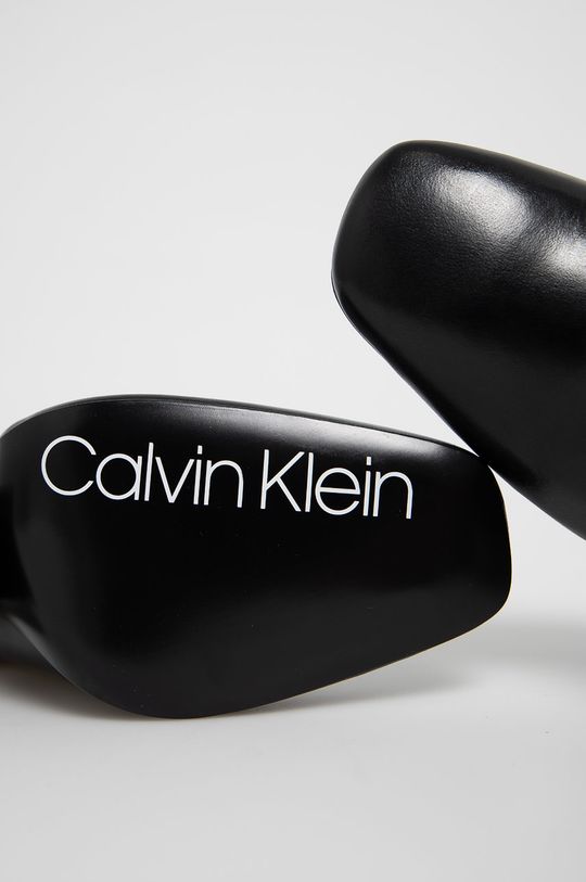 Kožené kotníkové boty Calvin Klein  Svršek: Přírodní kůže Vnitřek: Textilní materiál, Přírodní kůže Podrážka: Umělá hmota