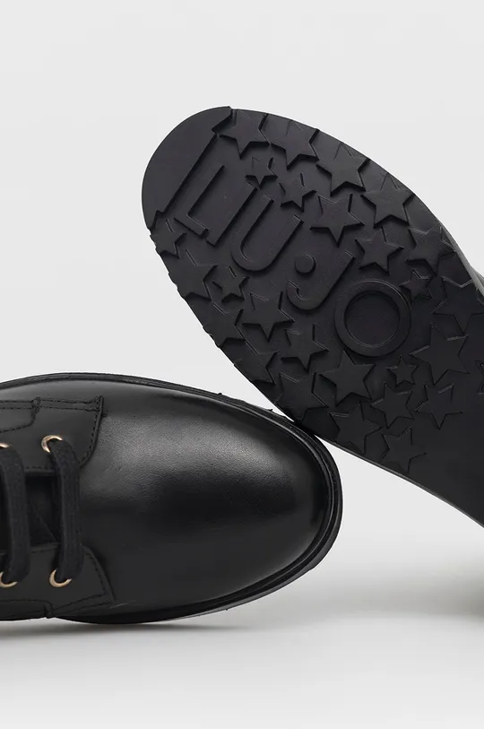 čierna Kožené členkové topánky Liu Jo