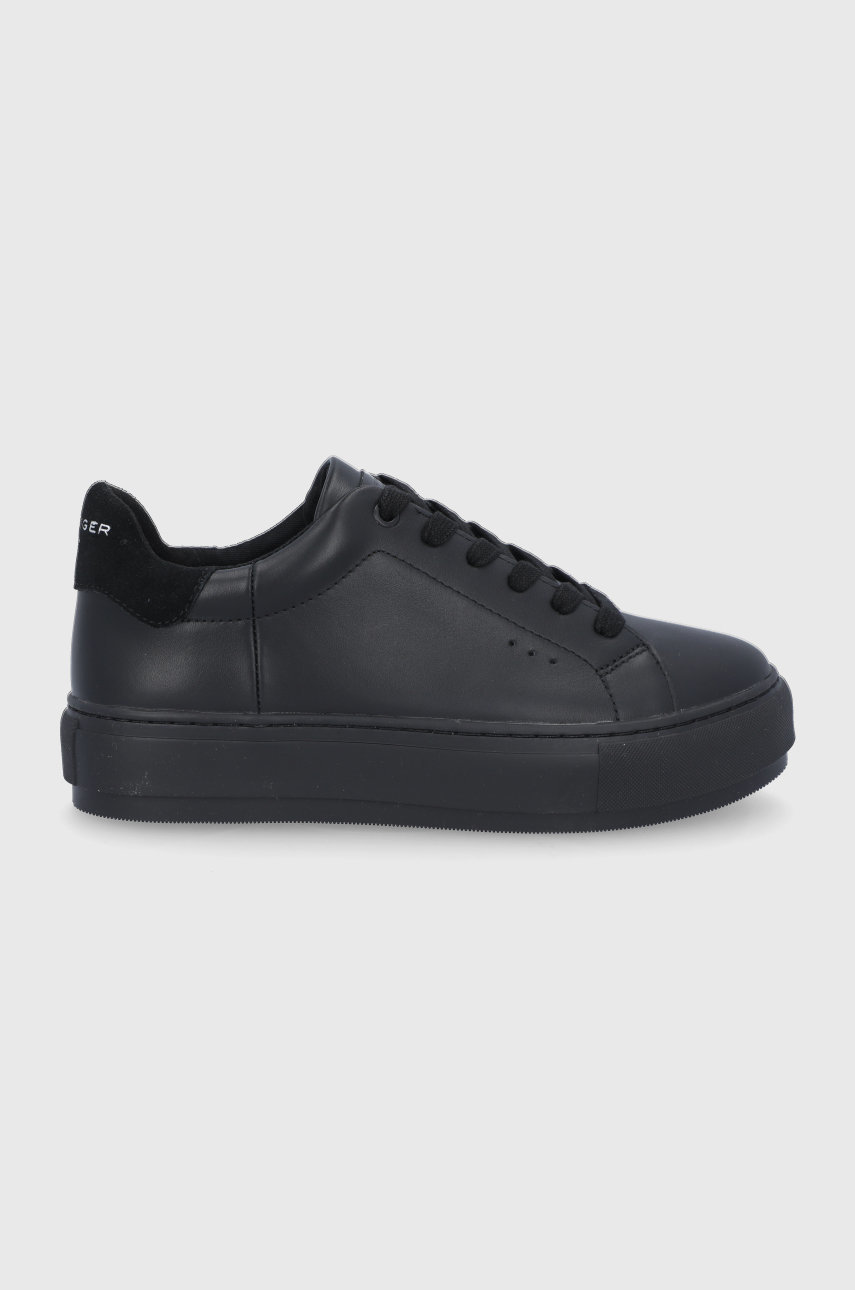 kurt geiger laney black trainers
