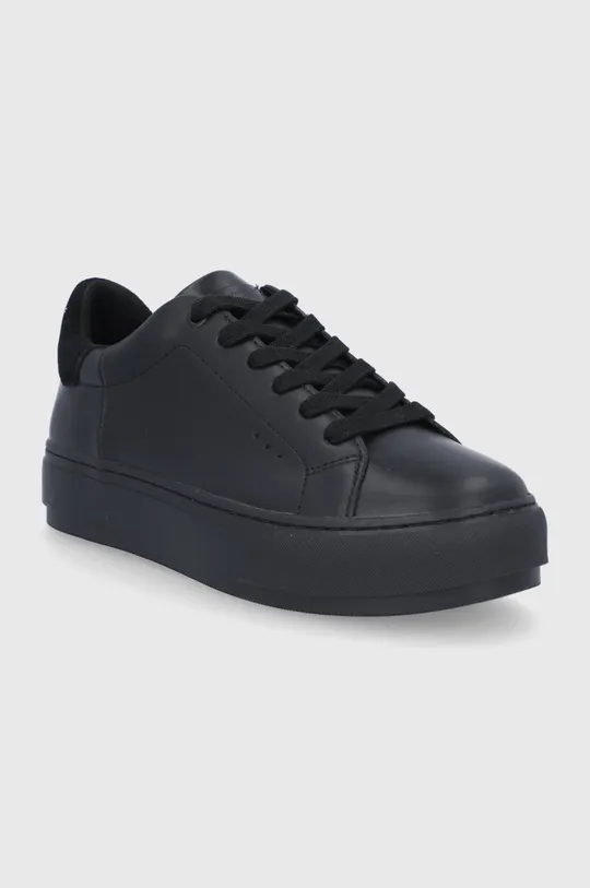 Δερμάτινα παπούτσια Kurt Geiger London μαύρο