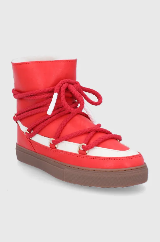 Δερμάτινες μπότες χιονιού Inuikii κόκκινο