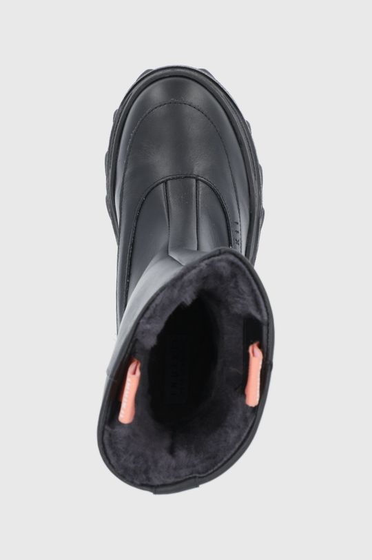 čierna Kožené členkové topánky Inuikii