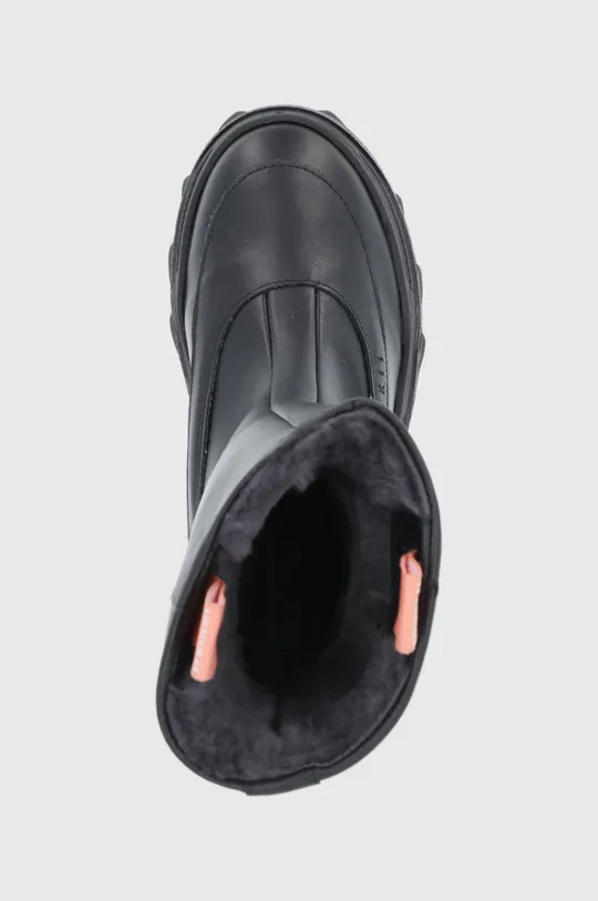 μαύρο Δερμάτινες μπότες Inuikii