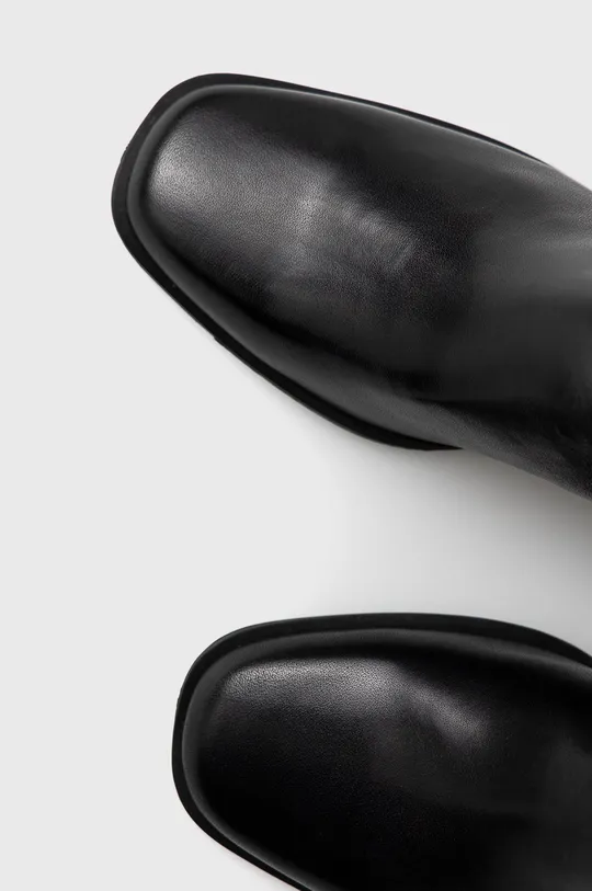 črna Usnjeni elegantni škornji Vagabond Shoemakers Stina