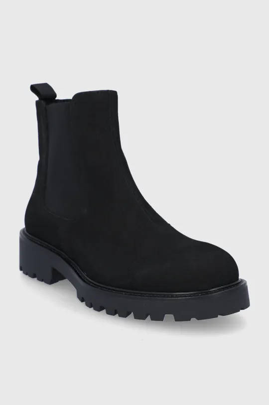 Vagabond Shoemakers magasszárú cipő velúrból Kenova fekete