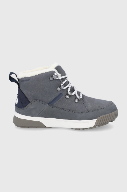 σκούρο μπλε Δερμάτινα παπούτσια The North Face W SIERRA MID LACE WP Γυναικεία