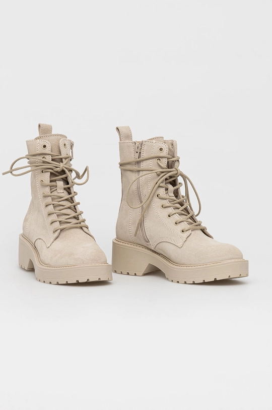 Workers σουέτ Steve Madden Tornado Bootie μπεζ