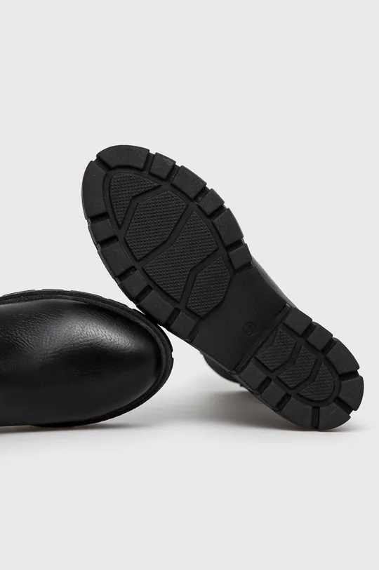 чорний Шкіряні черевики Steve Madden
