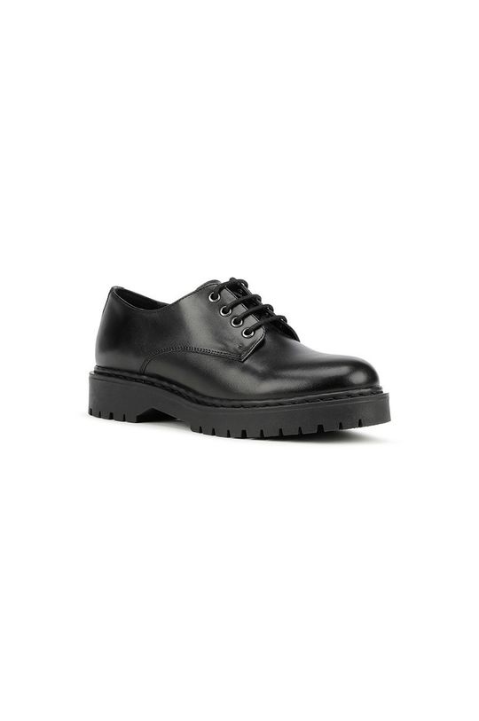 Kožne cipele Geox crna