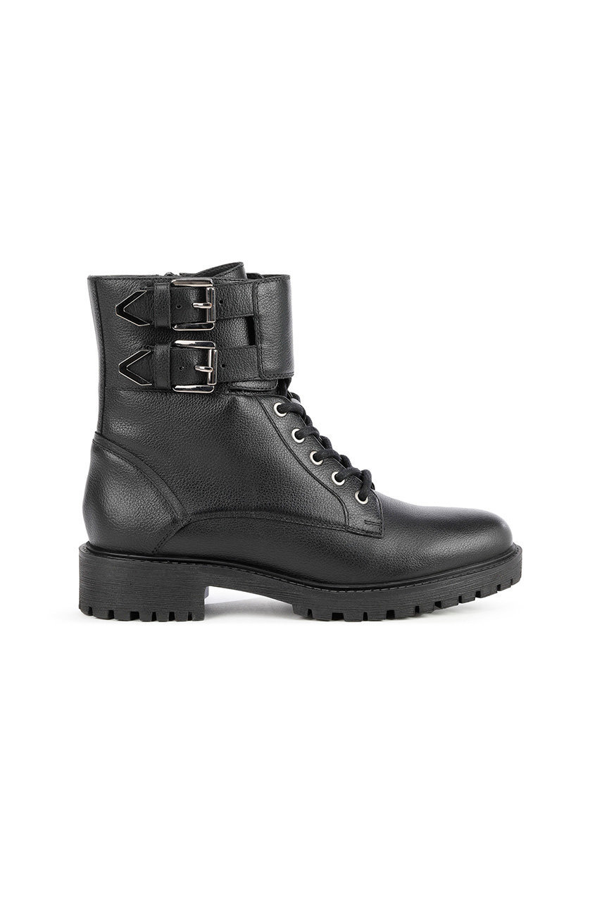 czarny Geox Workery Damski