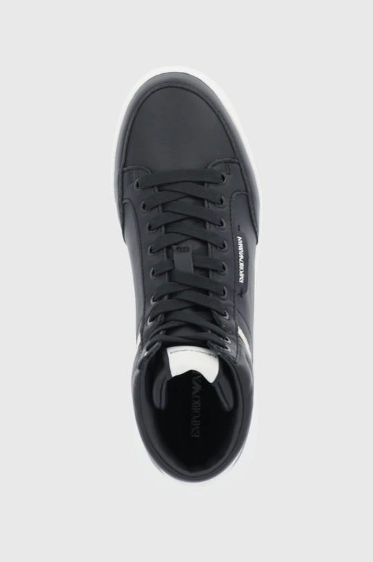 czarny Emporio Armani Buty skórzane X3Z050.XN028.BLACK.GOL