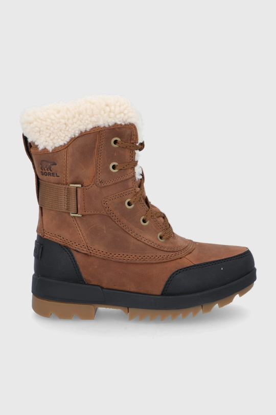 beige Sorel stivali da neve in pelle TORINO II Donna