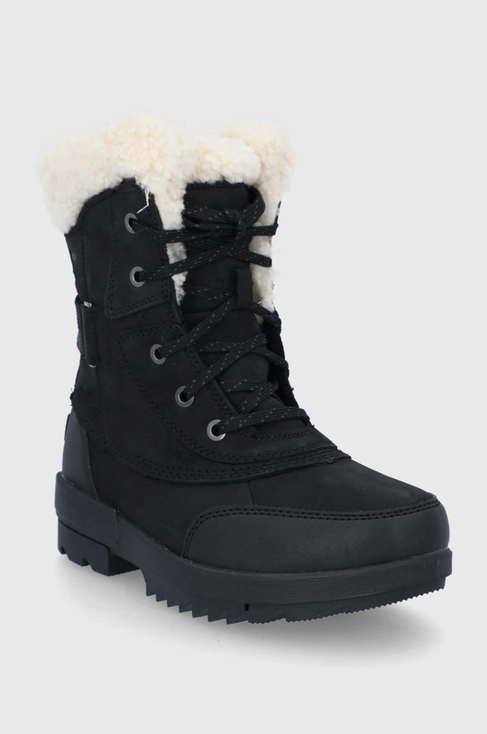 Кожаные сапоги Sorel Torino Parc II Boot WP чёрный