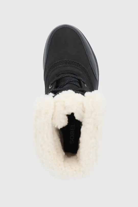crna Kožne čizme za snijeg Sorel Torino Parc II Boot WP