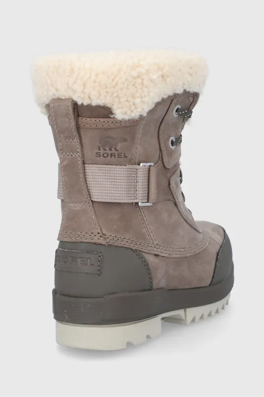 Kožne čizme za snijeg Sorel Torino II Parc Boot WP  Vanjski dio: Prirodna koža Unutrašnji dio: Vuna Potplat: Sintetički materijal