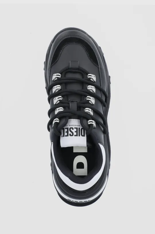 μαύρο Δερμάτινα παπούτσια Diesel