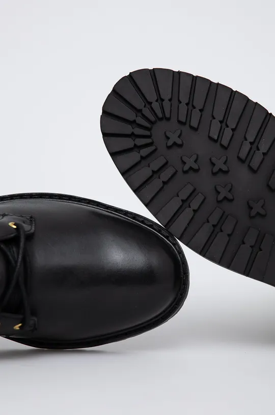 чорний Шкіряні черевики Lauren Ralph Lauren Elridge