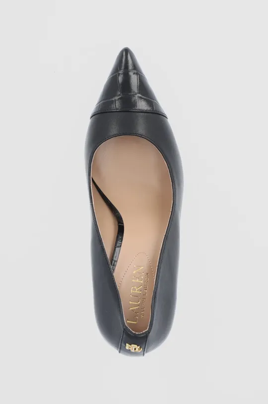μαύρο Δερμάτινες μπότες Τσέλσι Lauren Ralph Lauren