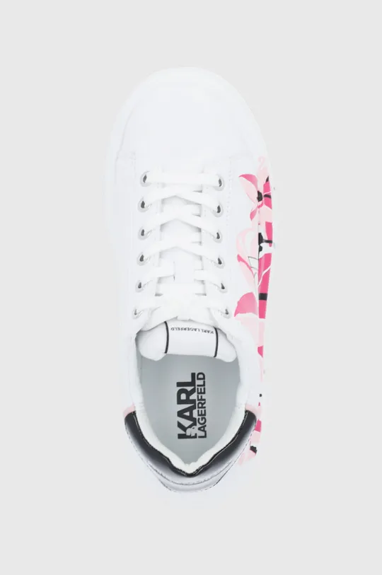 белый Кожаные ботинки Karl Lagerfeld Anakapri