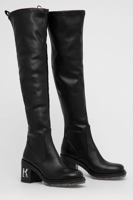 Μπότες Karl Lagerfeld LANCER II μαύρο