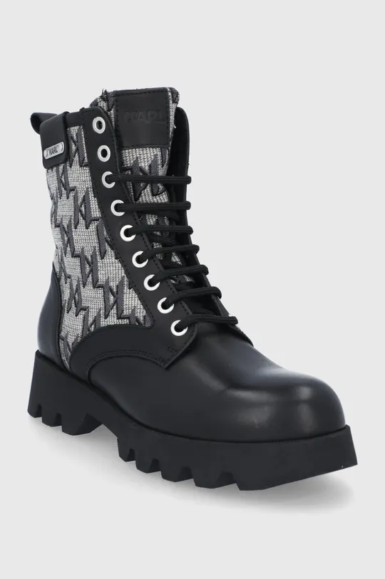 Nizki škornji Karl Lagerfeld Terra Firma črna