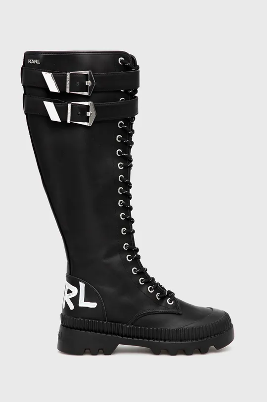 μαύρο Μπότες Karl Lagerfeld TREKKA II Γυναικεία