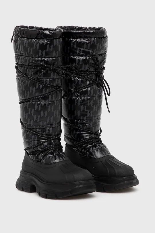 Čizme za snijeg Karl Lagerfeld Luna crna