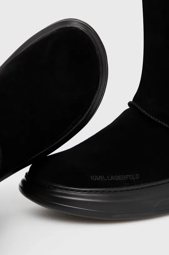 čizme za snijeg od brušene kože Karl Lagerfeld Kapri Kosi Ženski