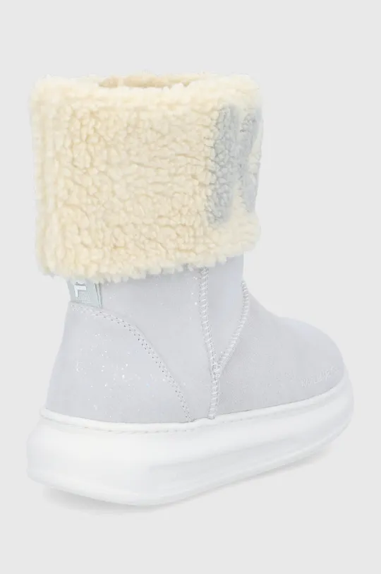 čizme za snijeg od brušene kože Karl Lagerfeld  Vanjski dio: Brušena koža Unutrašnji dio: Tekstilni materijal Potplat: Sintetički materijal