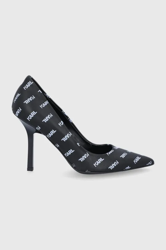 чорний Шкіряні туфлі Karl Lagerfeld Жіночий