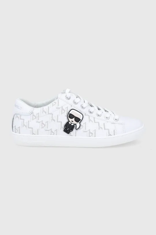 λευκό Δερμάτινα παπούτσια Karl Lagerfeld Γυναικεία