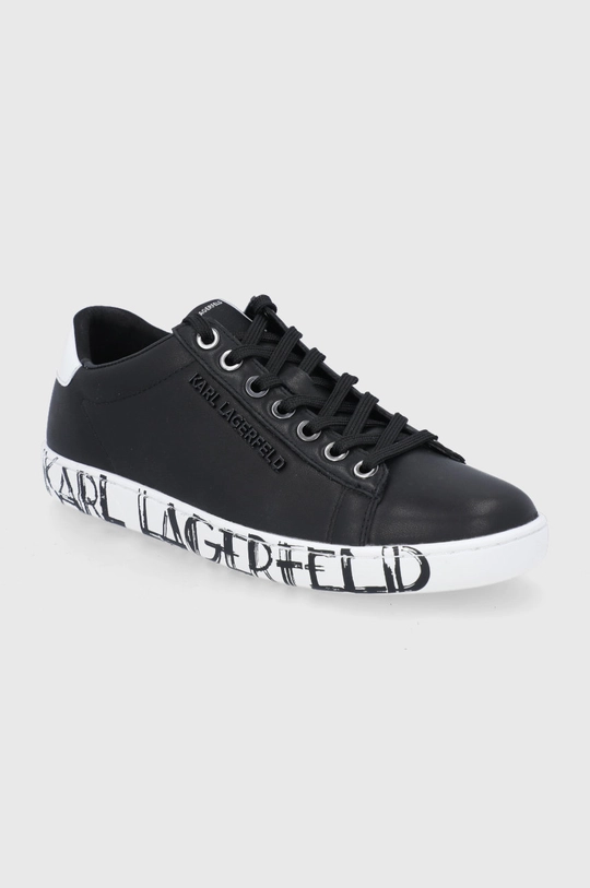 Karl Lagerfeld Buty skórzane KL61286.000 czarny