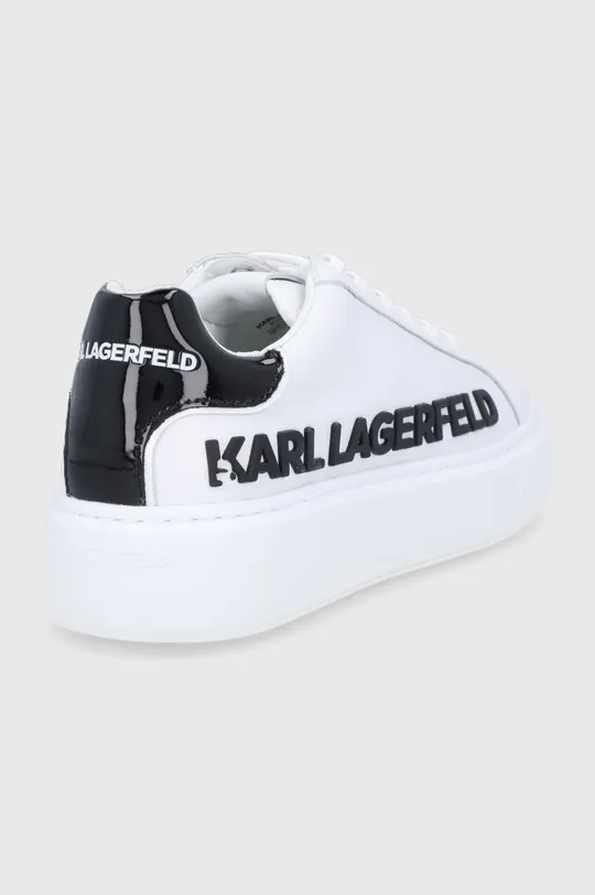 Karl Lagerfeld Buty KL62210.White.Lthr.w.B Cholewka: Materiał syntetyczny, Skóra naturalna, Wnętrze: Materiał syntetyczny, Podeszwa: Materiał syntetyczny