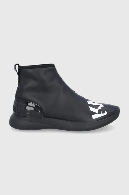 чёрный Кожаные ботинки Karl Lagerfeld Женский