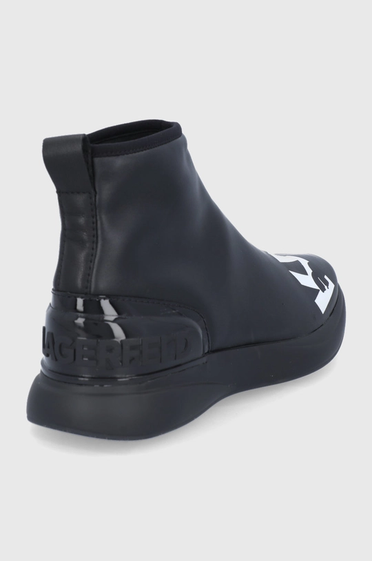 Karl Lagerfeld Buty skórzane KL62141.Black.PU Cholewka: Materiał syntetyczny, Skóra naturalna, Wnętrze: Materiał tekstylny, Podeszwa: Materiał syntetyczny